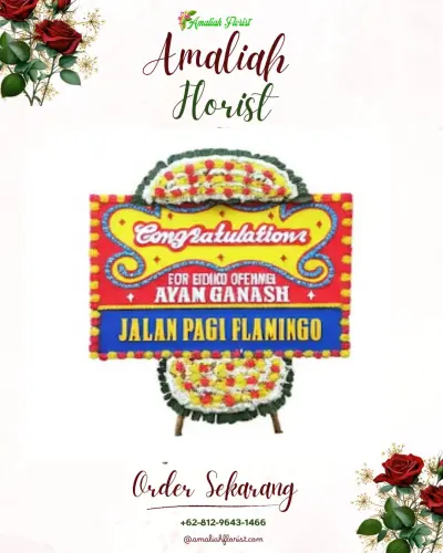 Bunga Papan Congratulation di Langgen
